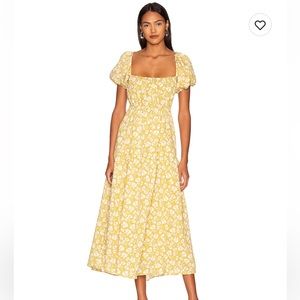 EUC Revolve ASTR Bubble Tier Maxi Dress